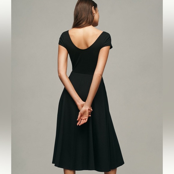 Reformation black midi dress NWT - Picture 2 of 7
